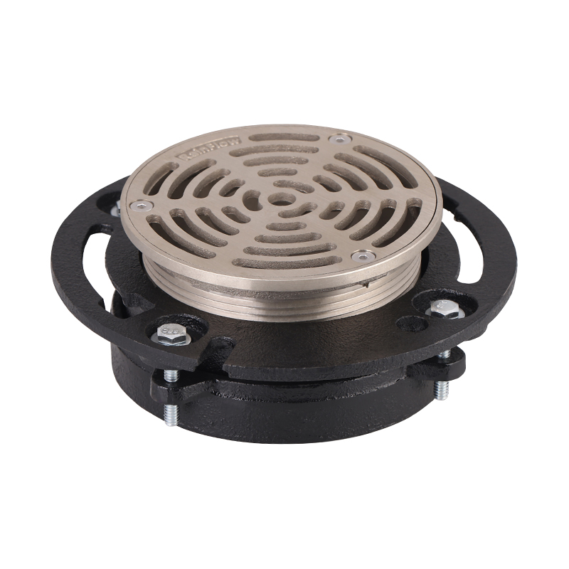 GH-6026 استنزاف أرضي قابل للتعديل من الحديد الزهر مع صر مستدير ونحاس مستدير