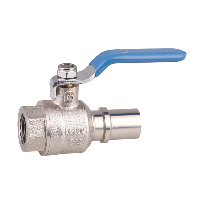 GH-1008 صمام كروي نحاسي، أنثى × مكبس