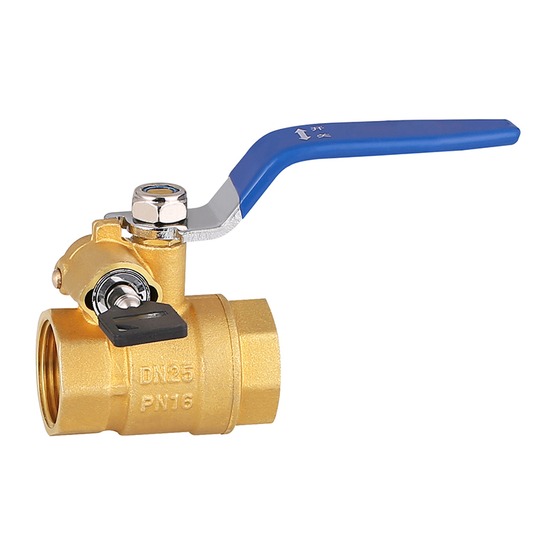 GH-1022 صمام كرة قفل النحاس مع مقبض المستوى