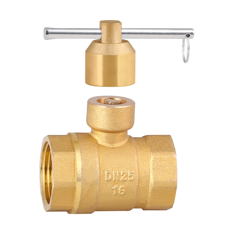 GH-1024 صمام كرة قفل نحاسي أنثى × أنثى