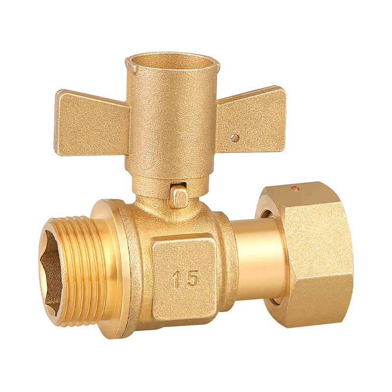 GH-1032 صمام كرة قفل النحاس مع مقبض مفتاح