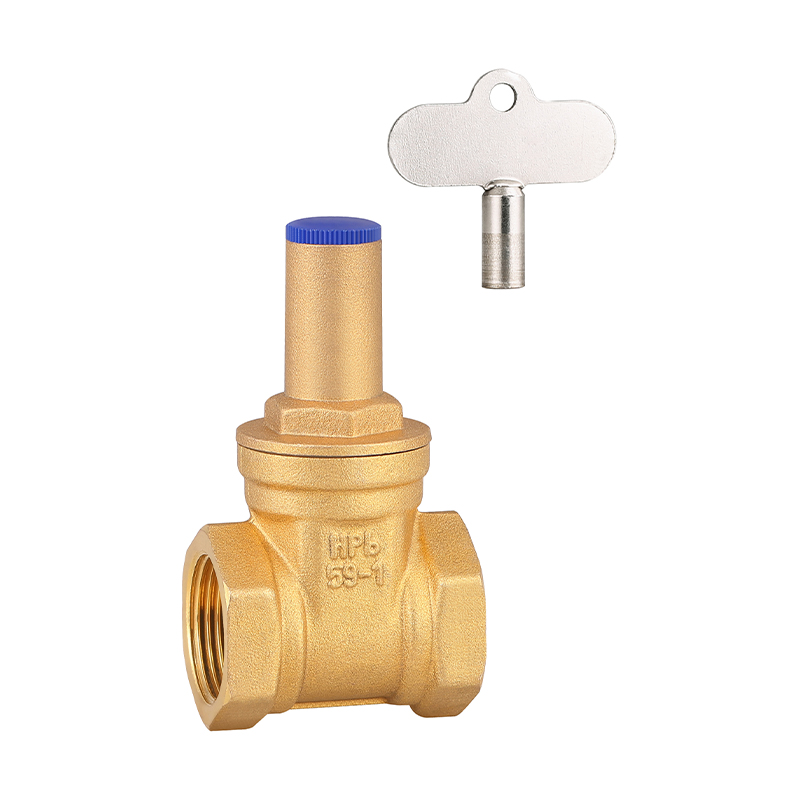 GH-2005 صمام بوابة القفل النحاس