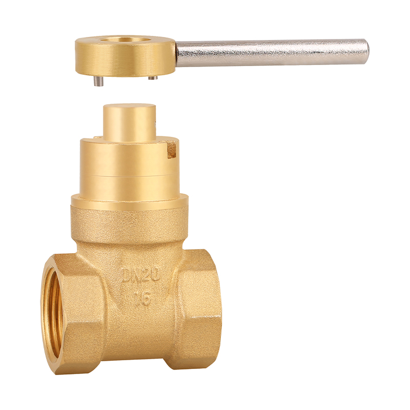 GH-2006 صمام بوابة نحاسي قابل للقفل مغناطيسيًا