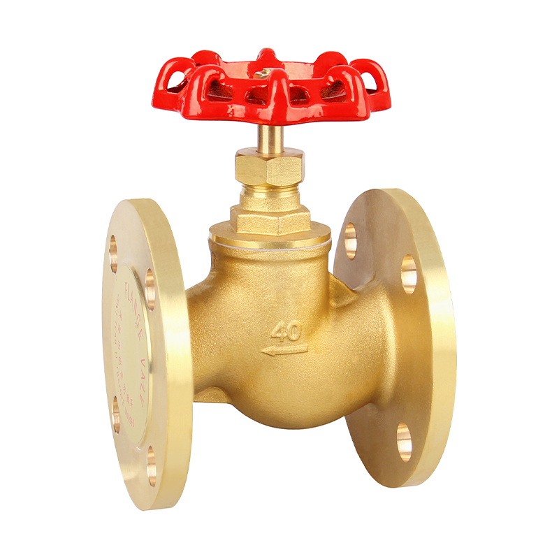 GH-3006 صمام إيقاف شفة نحاسية