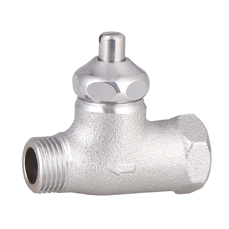 GH-3008 صمام إيقاف نحاسي مطلي بالنيكل