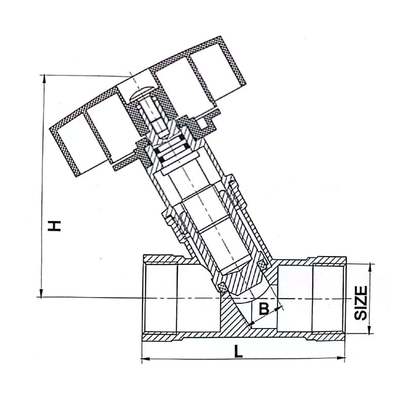 GH-5006 صمام موازنة النحاس